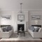 Ekena Millwork Washington Ceiling Medallion (Fits Canopies up to 2 7/8"), 17 1/8"OD x 1 1/2"P, Pot of Cream Crackle CM17WAPCC - alternate 3
